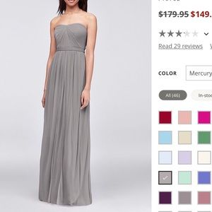 David’s Bridal Bridesmaid Dress size 6